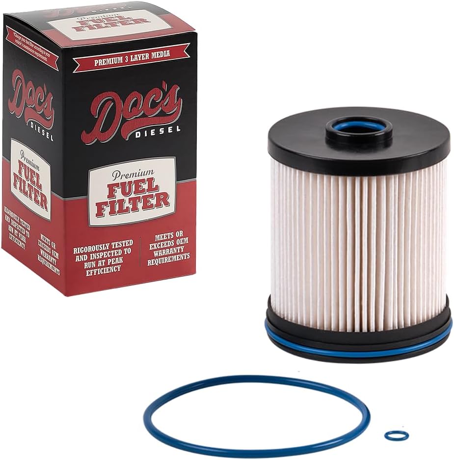 Diesel Fuel Filter DGF429 | Compatible with Chevrolet/GMC 6.6L Duramax 2500HD, 3500HD 2017-2019, Chevrolet/GMC 3.0L Duramax 2500HD, 3500HD 2020+ | Replaces TP1015