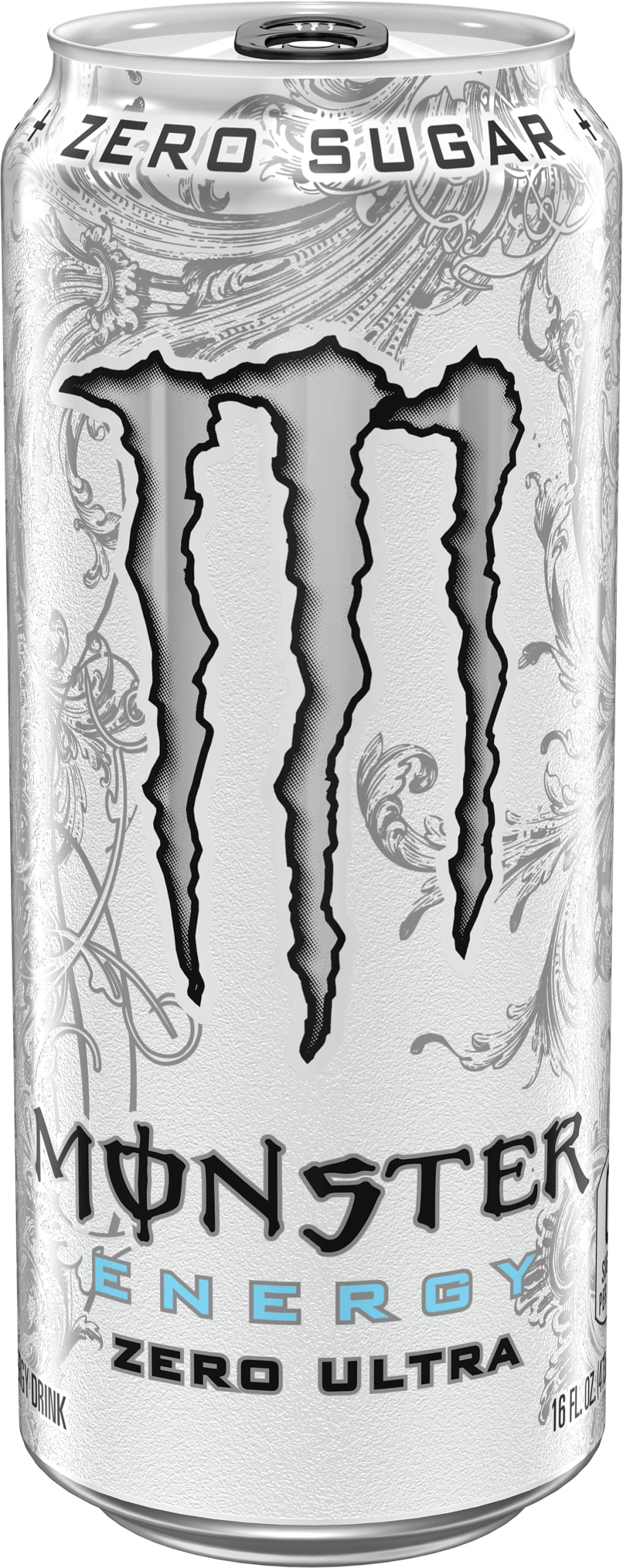 Monster Energy Zero Ultra, Sugar Free Energy Drink, 16 Ounce | Pack of 15