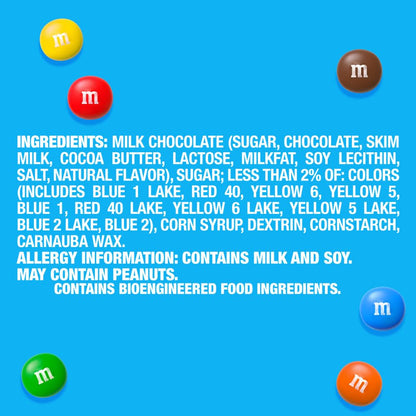 M&M'S MINIS Milk Chocolate Candy,Bulk Candy,3 lbs Bag,(Pack of 2)