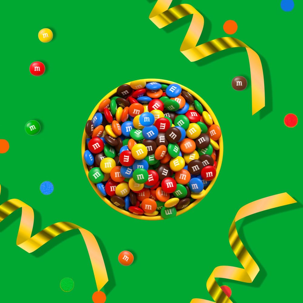 M&M'S MINIS Milk Chocolate Candy,Bulk Candy,3 lbs Bag,(Pack of 2)